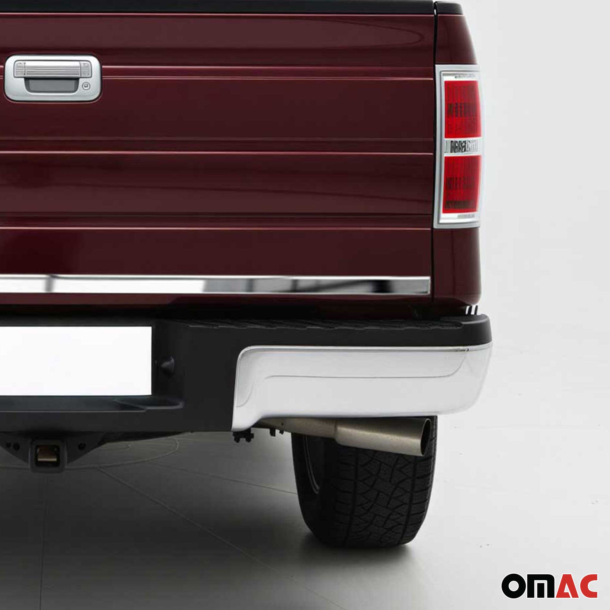 2009-2014 Ford F-150 Rear Trunk Lid Molding Trim Stainless Steel Silver 1Pc