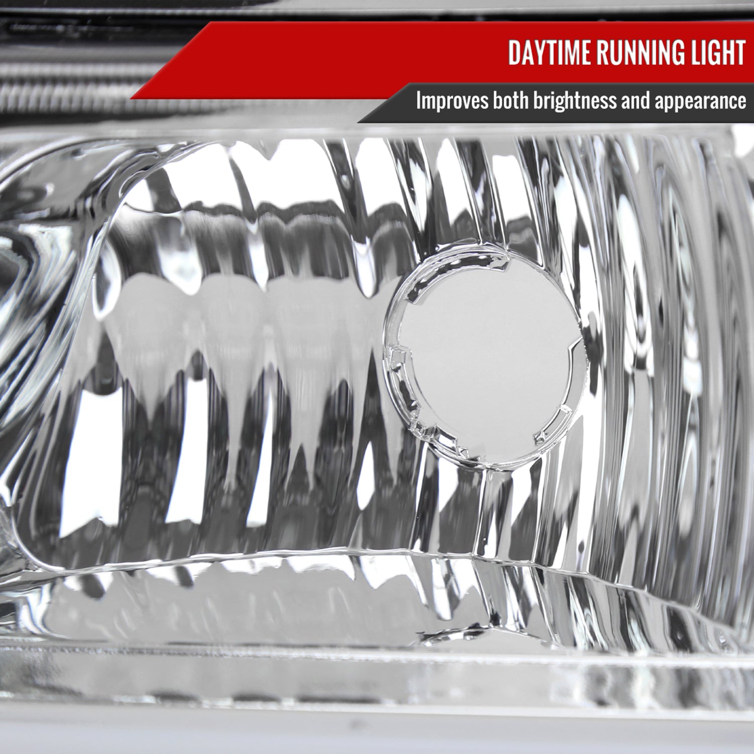 2003-2007 Chevy Silverado /2002-2006 Avalanche LED Bar Factory Headlights Chrome