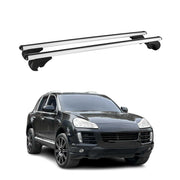 2003-2010 Porsche Cayenne Roof Rack Cross Bars Silver