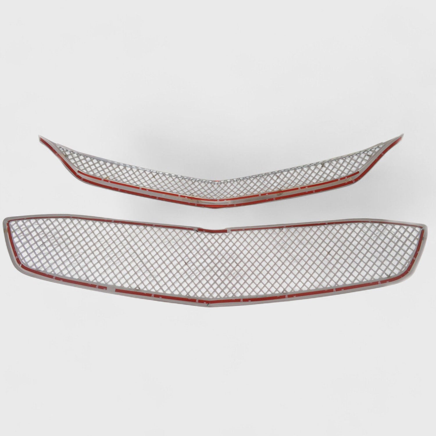 2016-2018 Chevrolet Malibu Grille Overlay Chrome 2Pcs ABS Plastic