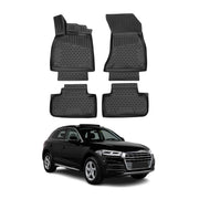 2018-2025 Audi Q5 SQ5 Floor Mats Liners Full Set All Weather Black