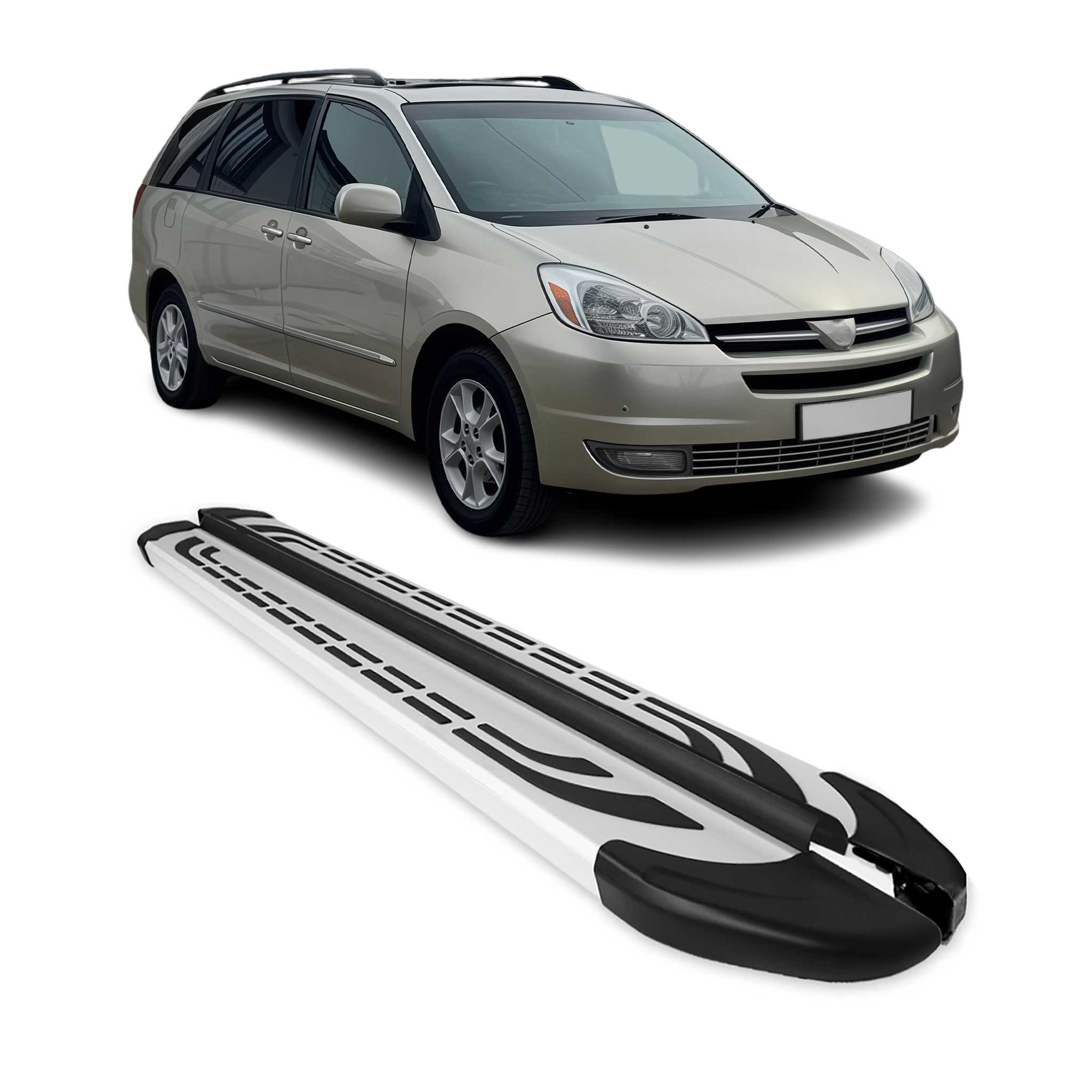 2005-2010 Toyota Sienna Nerf Bar Side Step Running Boards Alu 2x