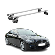 2011-2016 BMW 5 Series F10 Sedan Roof Rack Cross Bars Silver
