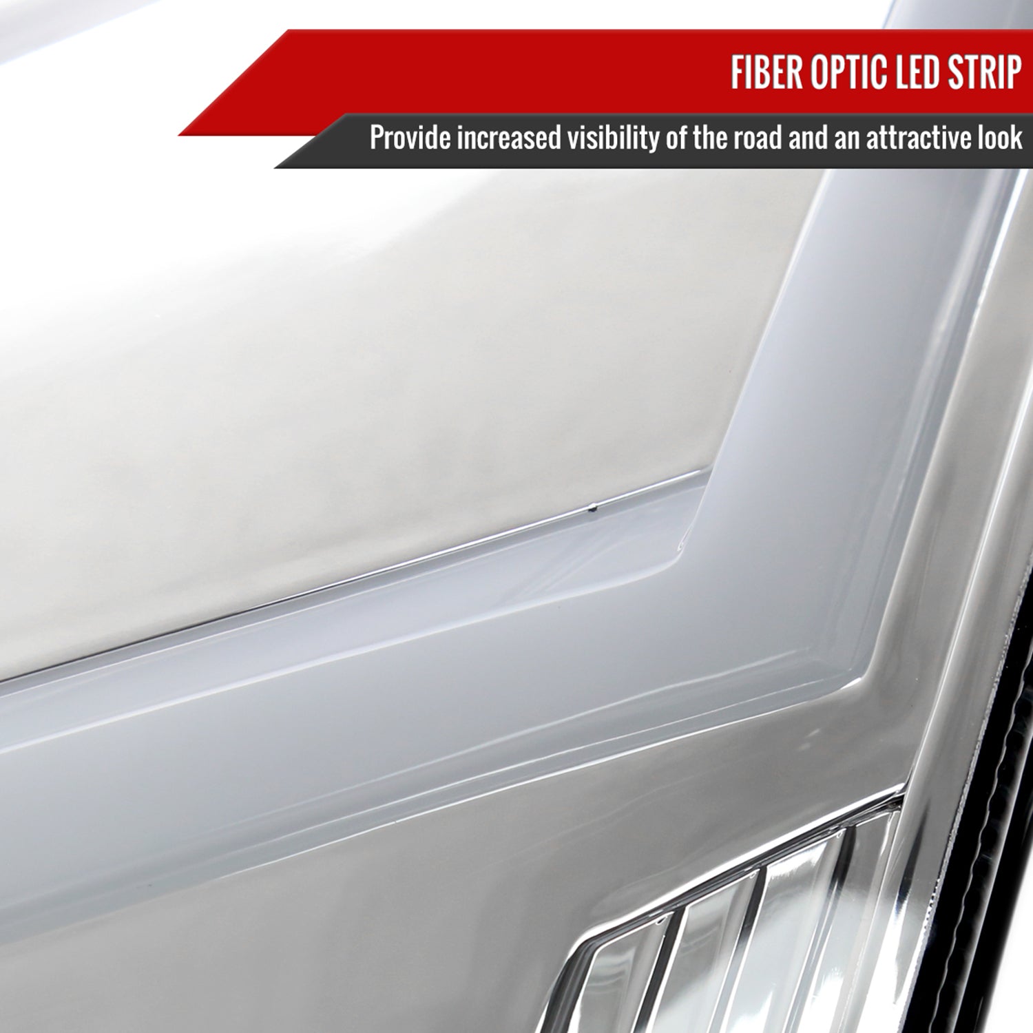 2003-2005 Nissan 350Z Signal Animated LED Bar Projector Headlights Chrome