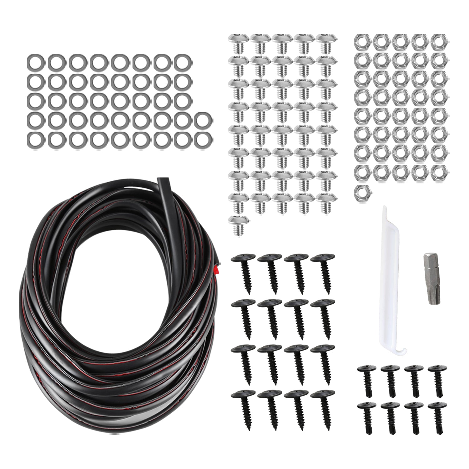 2016-2018 GMC Sierra 1500 Fleetside Textured Rivet Style Fender Flares