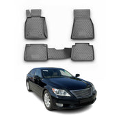 2007-2012 Lexus LS460 Floor Mats Liners Full Set All Weather Black
