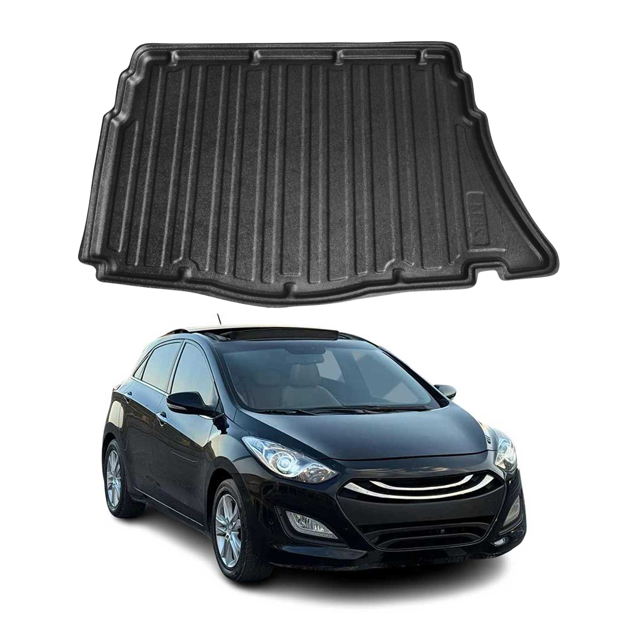 2013-2017 Hyundai Elantra GT Cargo Liner Trunk Mat All Weather Black