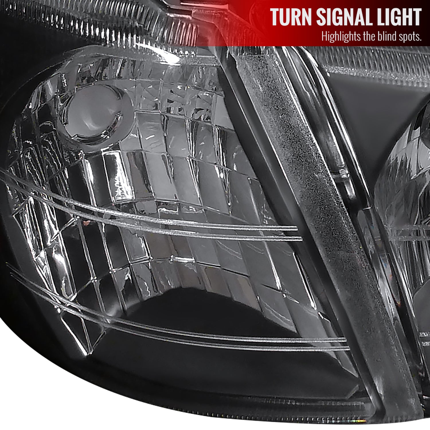 1997-2005 Chevy Venture Pontiac Montana/Trans Sport Crystal Headlights Black