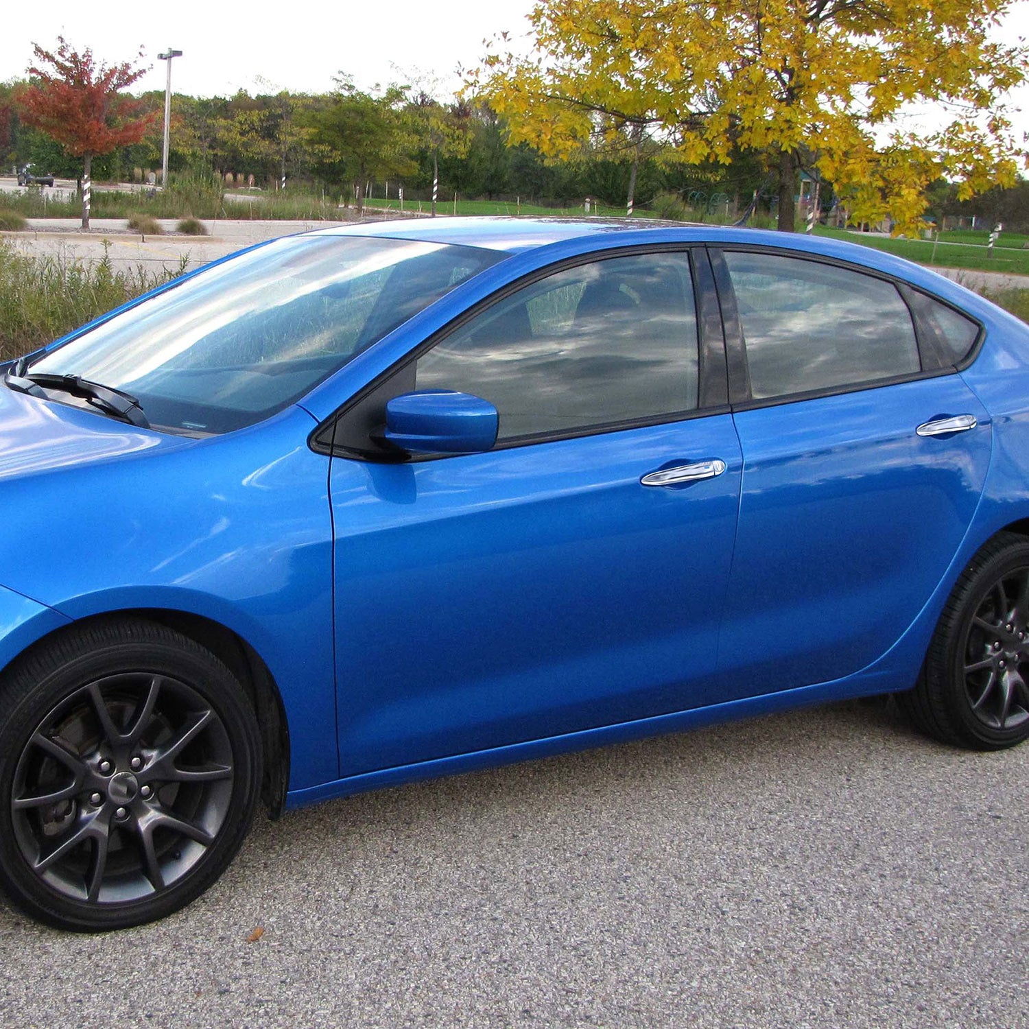 2017-2025 Jeep Compass Door Handle Cover Chrome 10Pcs ABS Plastic