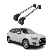 2011-2023 Mitsubishi Outlander Sport Roof Rack Cross Bars Luggage Carrier Aluminium Silver 2 Pcs