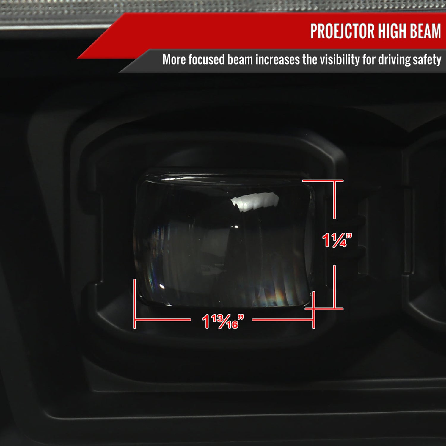 2009-2018 Dodge RAM 1500 / Classic /2500 3500 Full LED Headlights Smoked Black