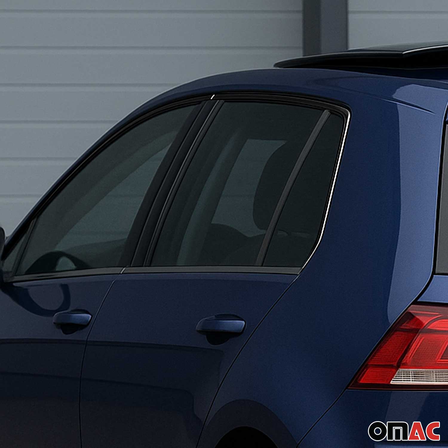 2015-2021 VW Golf Mk7 Window Molding Trim Streamer Stainless Steel Dark 4Pcs