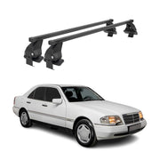 1995-2000 Mercedes C Class W202 Roof Rack Cross Bars Black