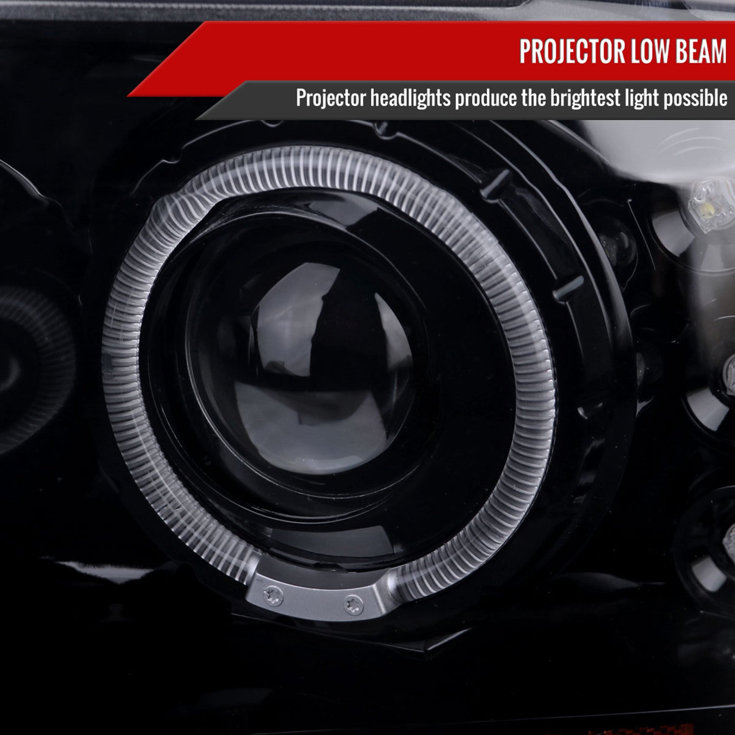 1999-2004 Ford Excursion F-250 F-350 F-450 F-550 Dual Halo Headlights Smoke