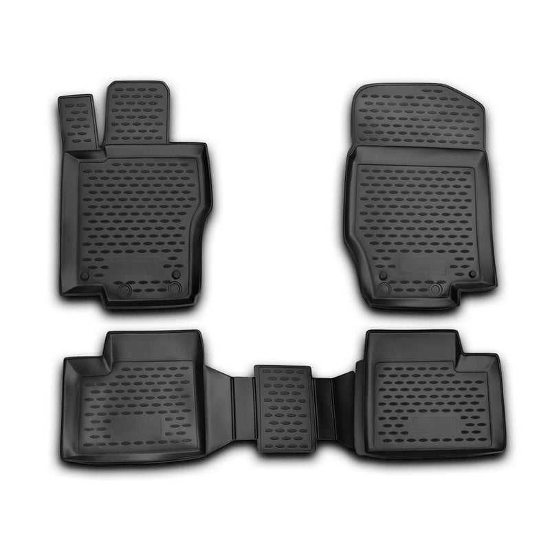 2007-2012 Mercedes GL Class X164 Floor Mats Liners Full Set All Weather Black