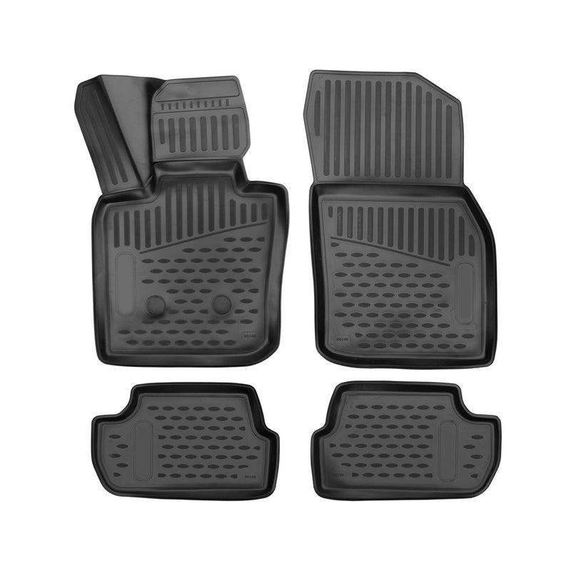 2014-2024 Mini Hardtop Floor Mats Liners Full Set All Weather Black