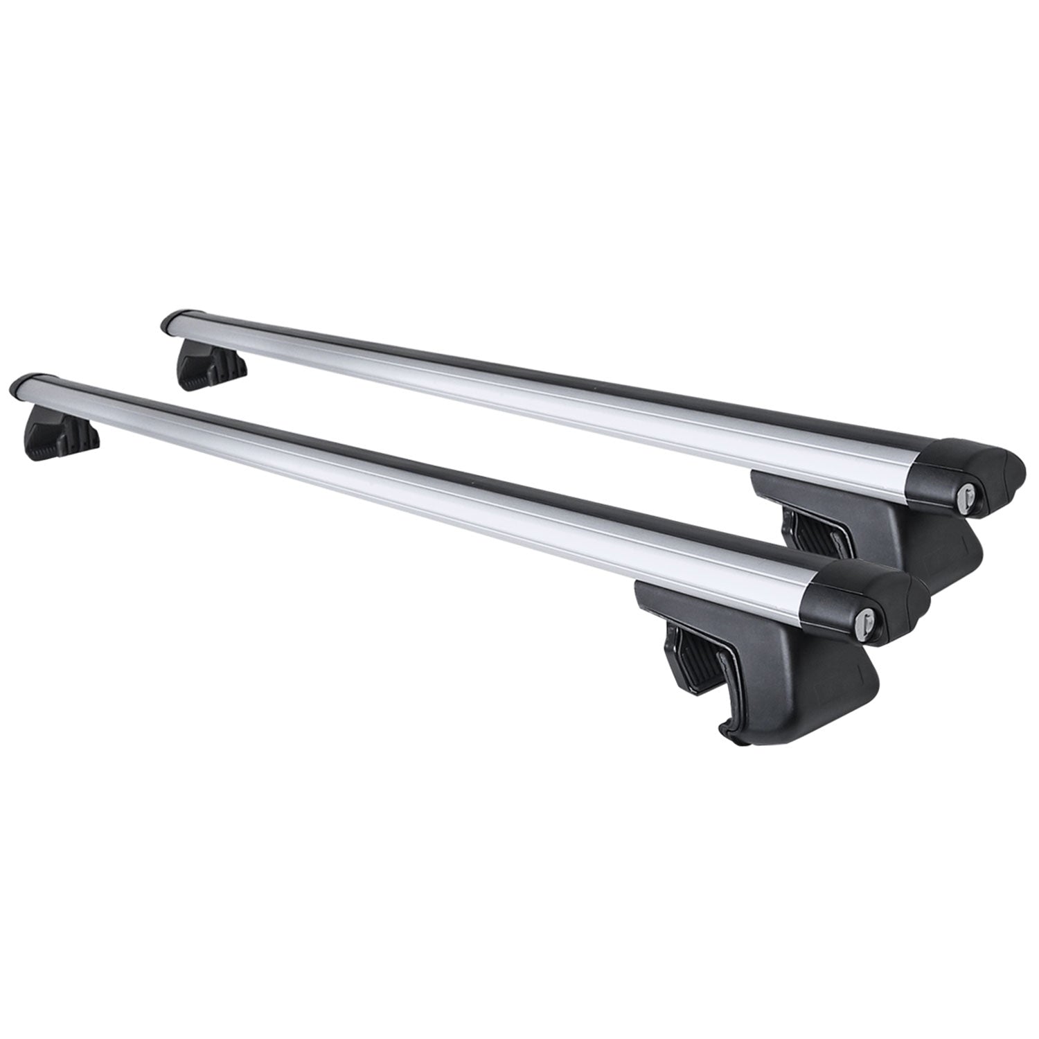 Universal Aluminum Roof Rack Cross Bars w/ 4x Adjustable Clamps