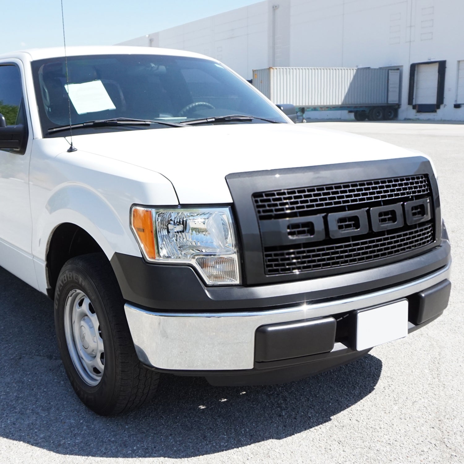 2009-2014 Ford F-150 Raptor Style Glossy Black ABS Grille