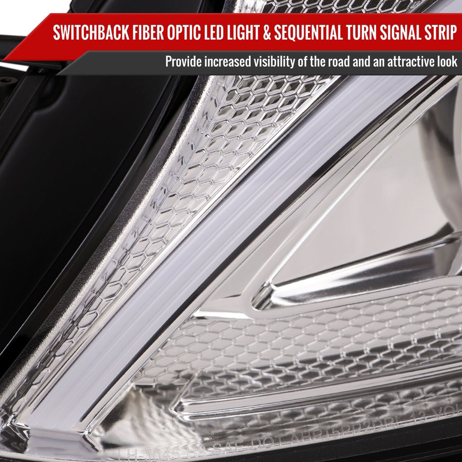 2015-2018 Mercedes-Benz C-Class W205 Full LED Headlights Signal Chrome