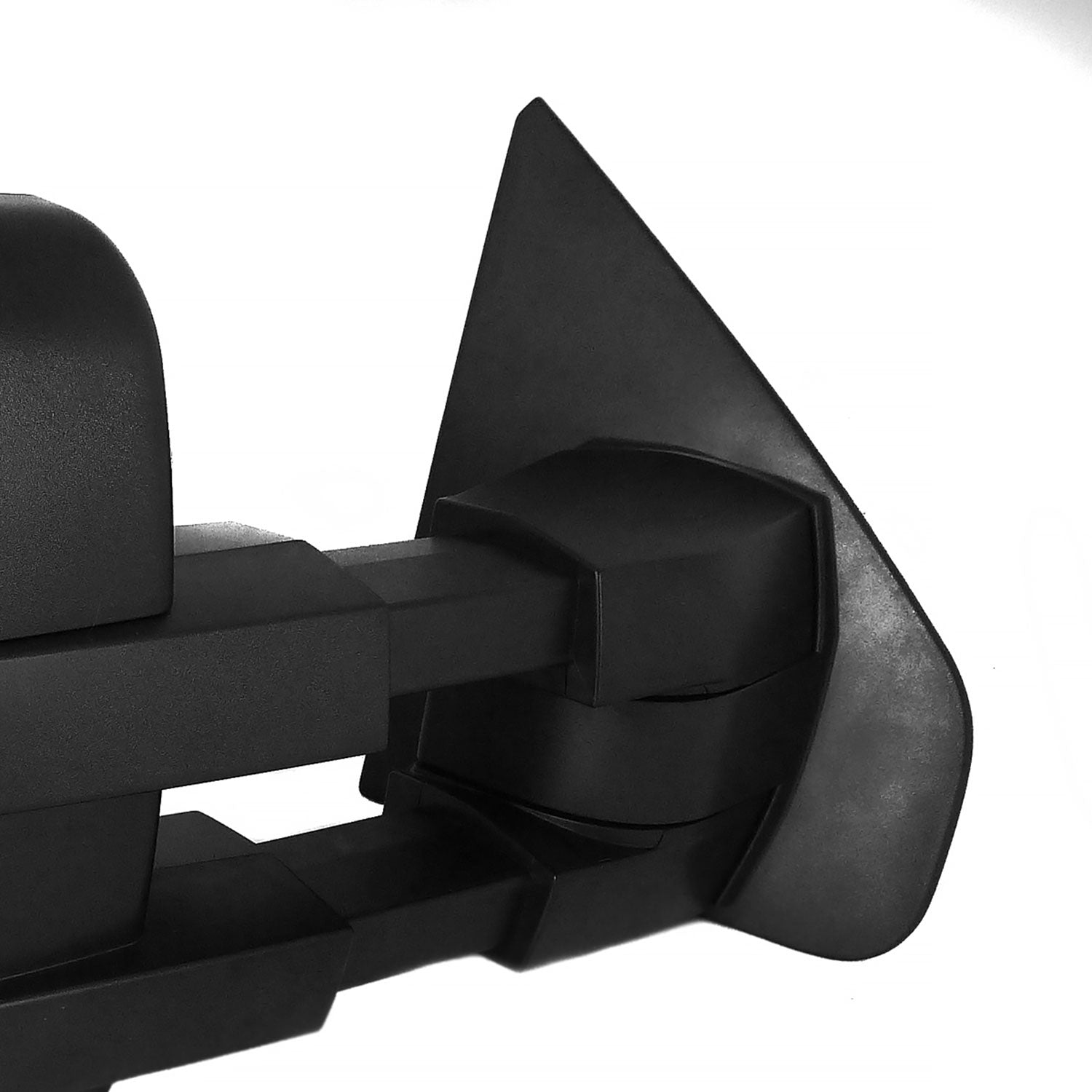 2004-2014 Ford F-150 Black Manual Adjustable Telescopic Towing Mirrors