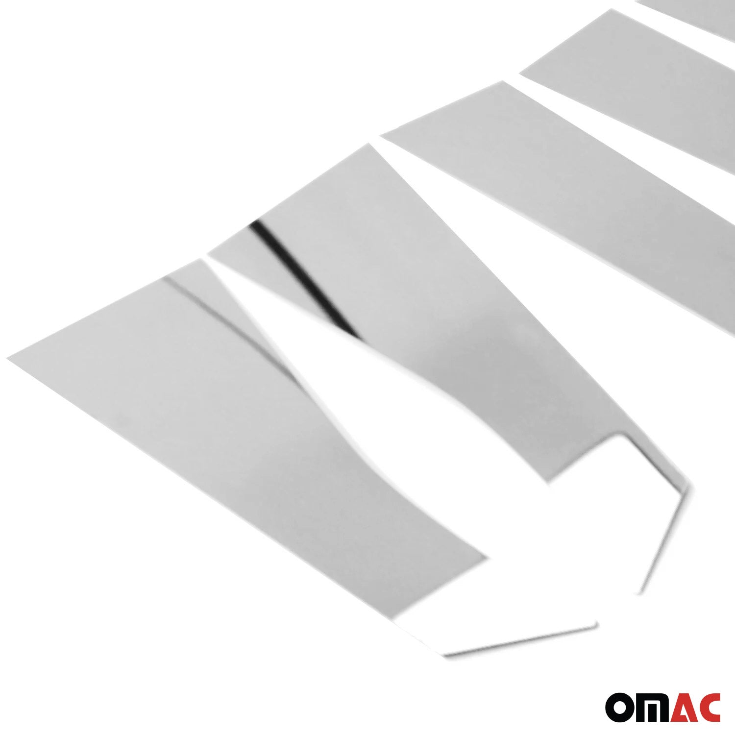 2006-2013 Chevrolet Impala Window B Pillar Posts Door Trim Stainless Steel Silver 6x