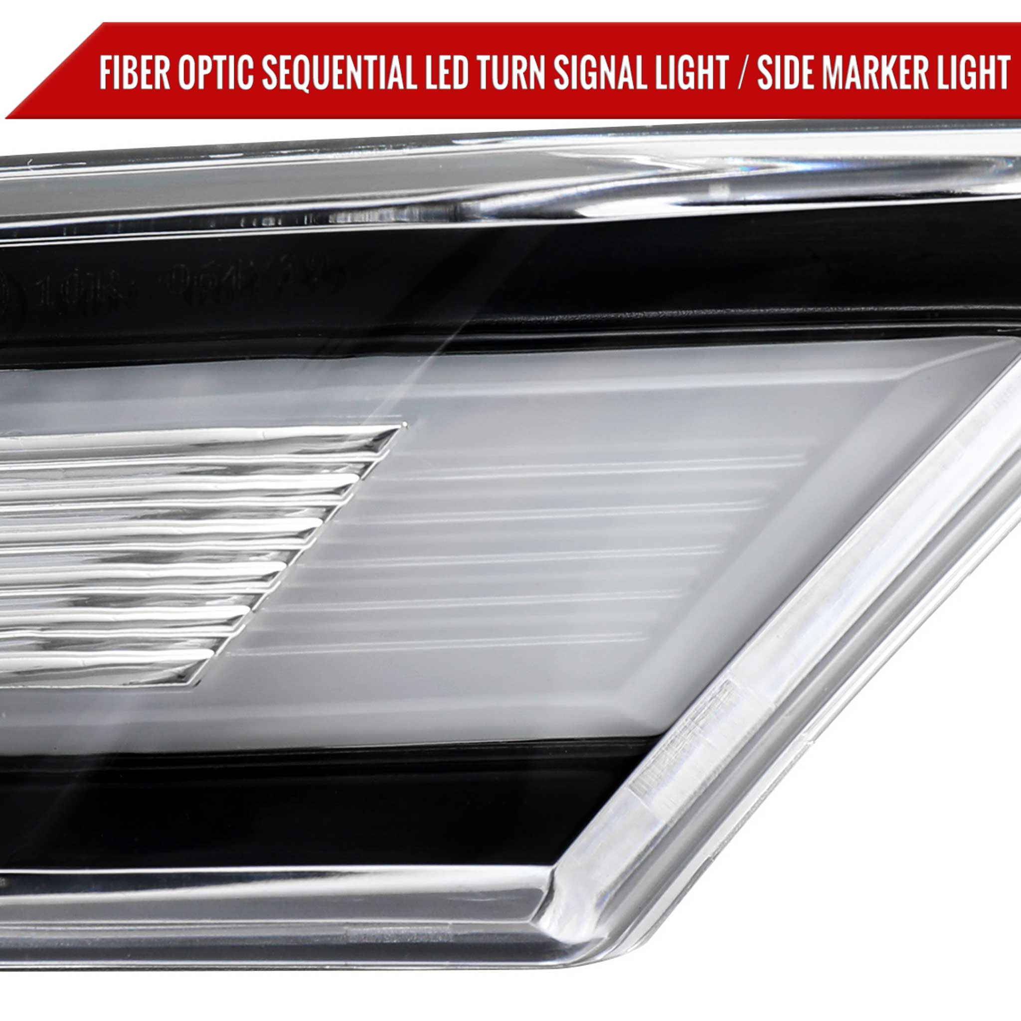 For Porsche 911 991/981 718 2011-2019 LED Turn Signal Clear With Sequential