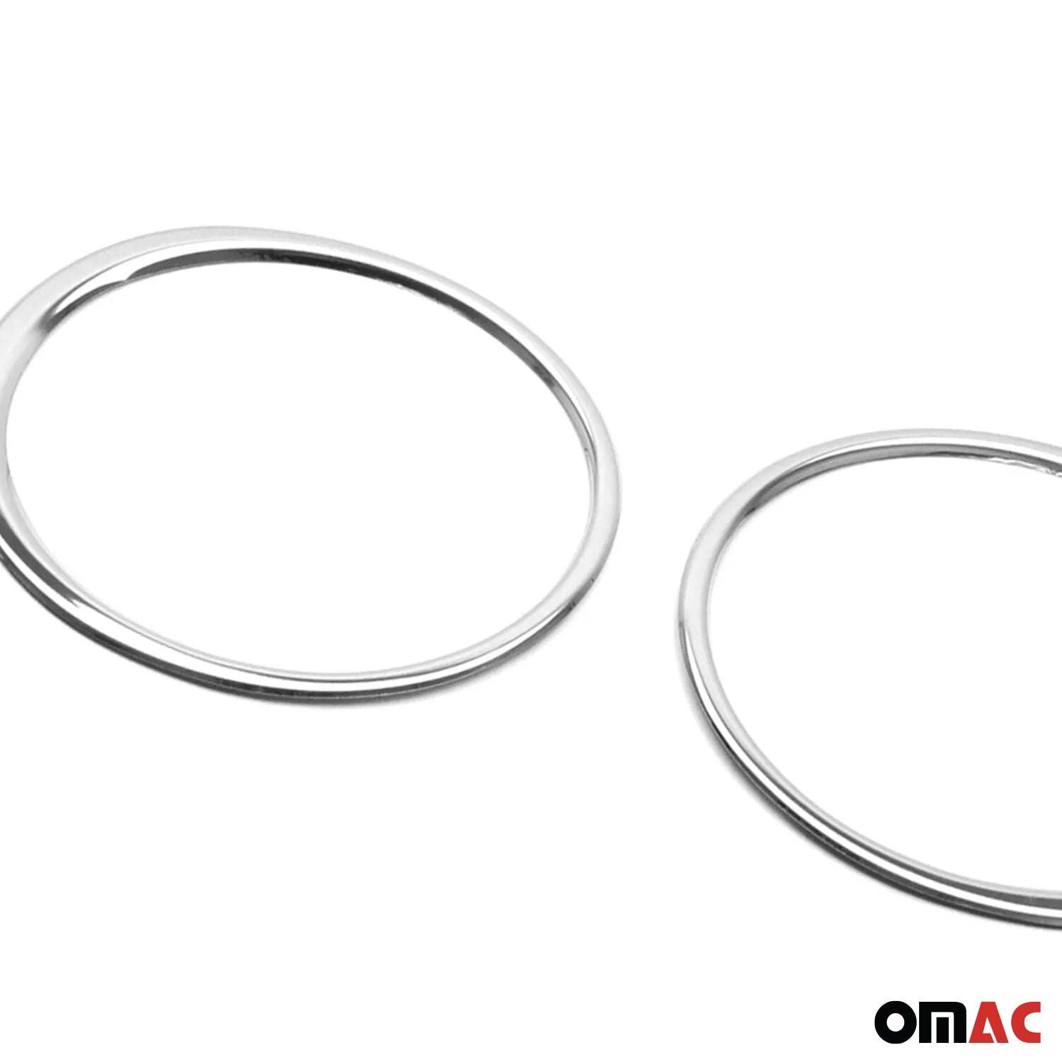 2011-2014 Nissan Juke Fog Light Headlight Lamp Surround Cover Silver 2 Pcs