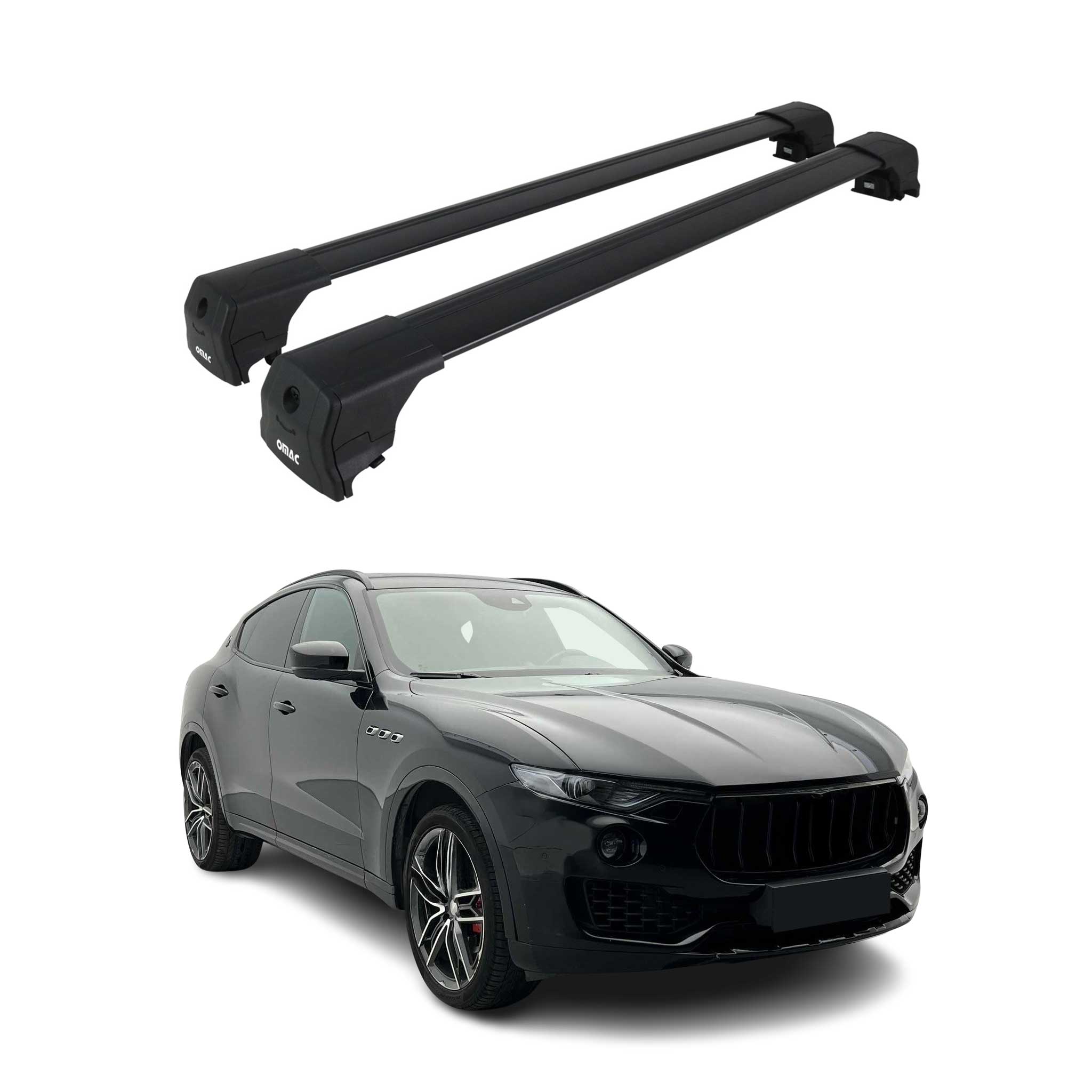 2017-2024 Maserati Levante Roof Rack Cross Bars Black