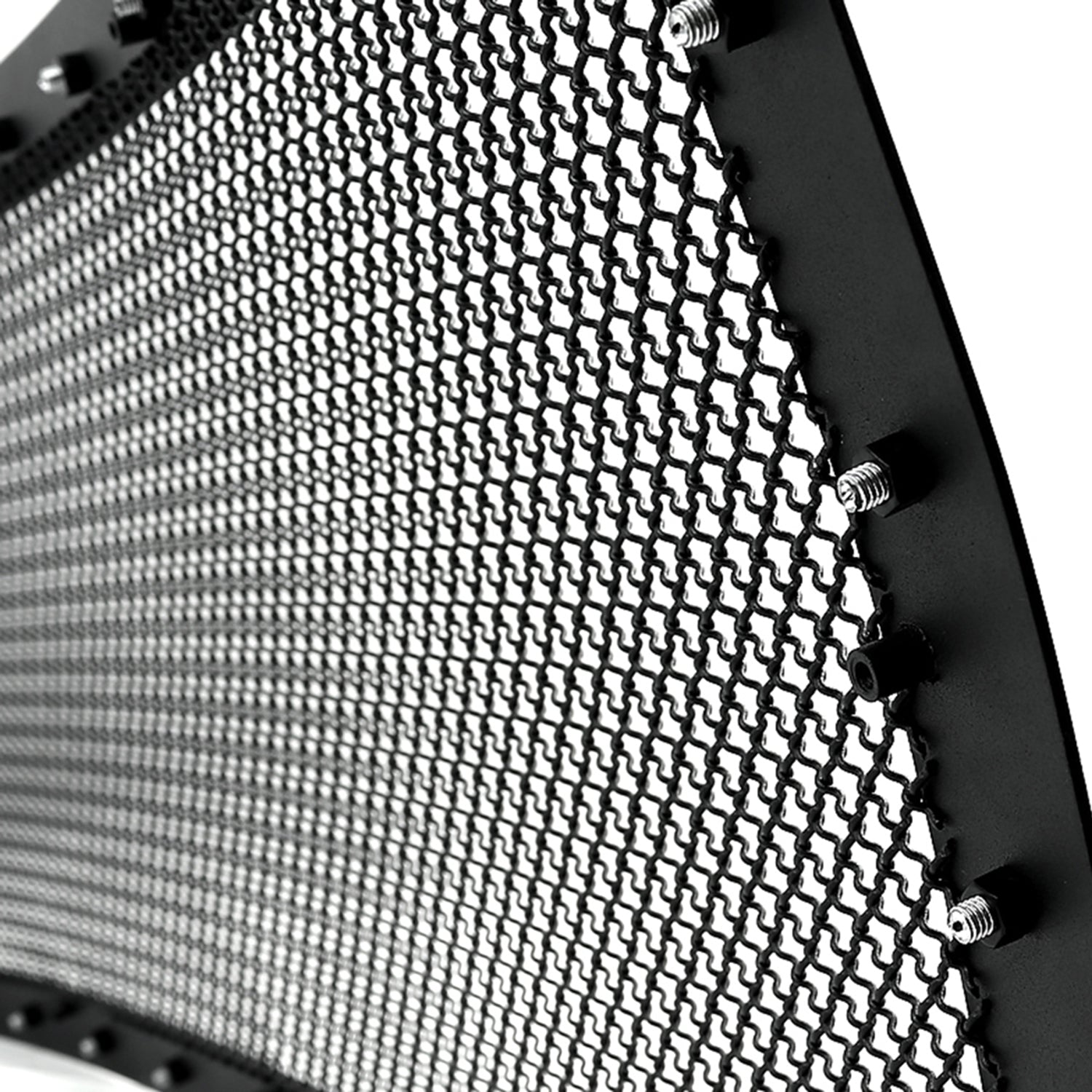 2009-2012 Ford F-150 Rivet Style Black S.Steel Mesh Grille Center Insert