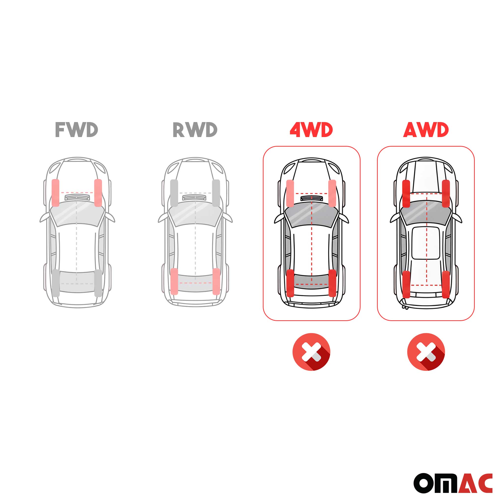 2014-2020 Lexus IS Sedan not fit AWD Premium Floor Mats Liners Full Set All Weather Heavy Duty