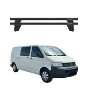 2003-2010 VW T5 Transporter Multivan Roof Rack Cross Bars Black