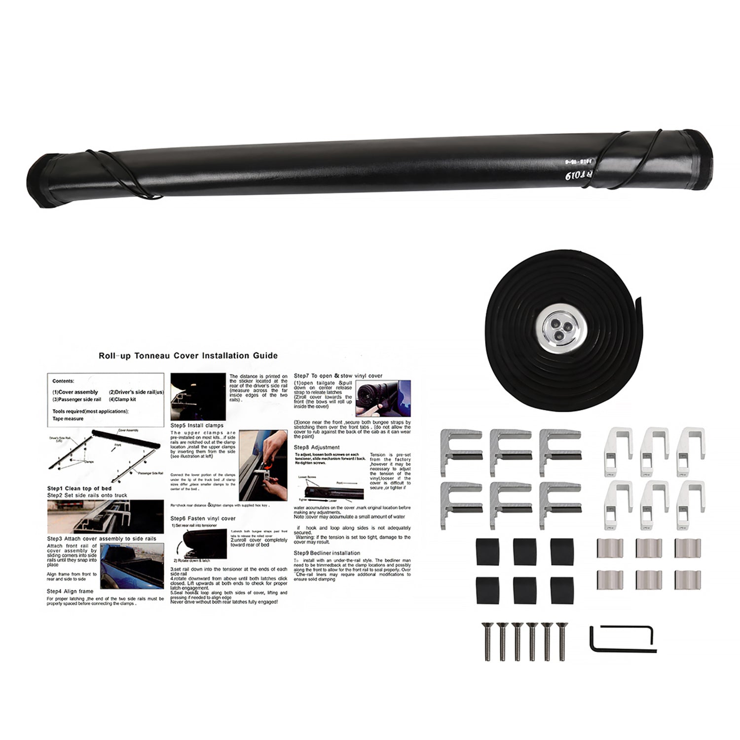 1989-2004 Toyota Tacoma/Pickup 72" Bed Roll Up Vinyl Tonneau Cover