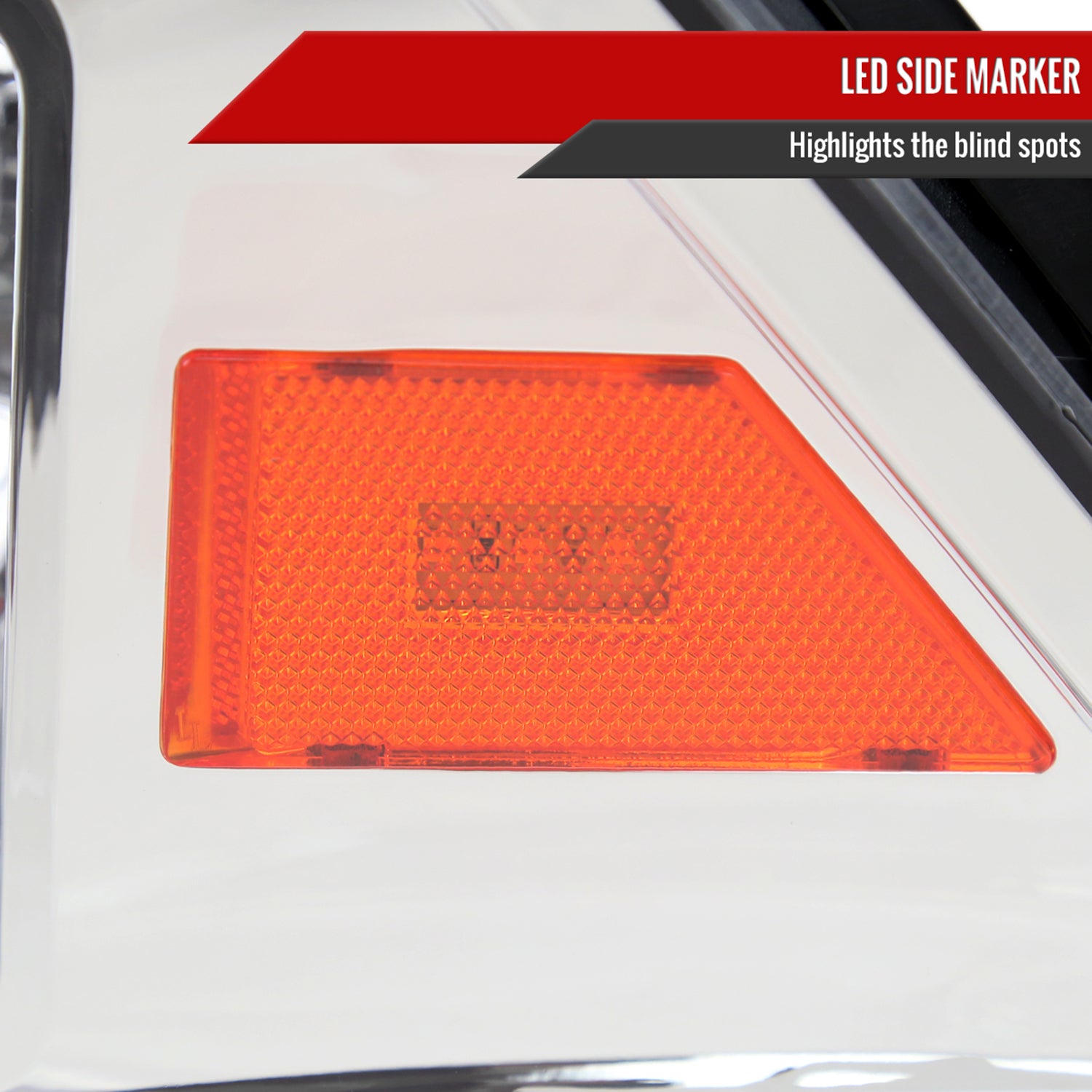 2009-2018 Dodge RAM 1500/ RAM 2500 3500 Dual LED Bar Factory Headlights Chrome