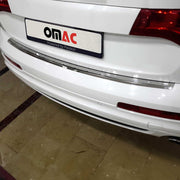 2007-2015 Audi Q7 4L Rear Bumper Guard Stainless Steel Brushed