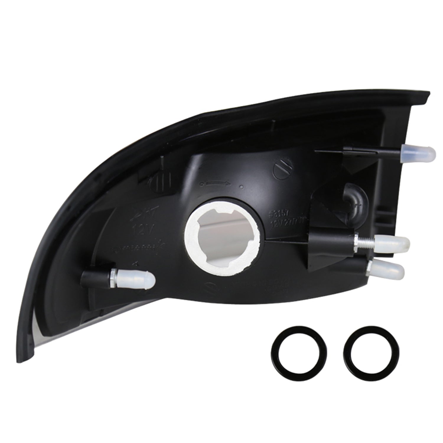 1994-1998 Ford Mustang Corner Parking Turn Signal Lights Chrome/Clear Lens