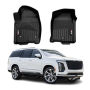2021-2025 Cadillac Escalade Premium Floor Mats Liners First Row Front