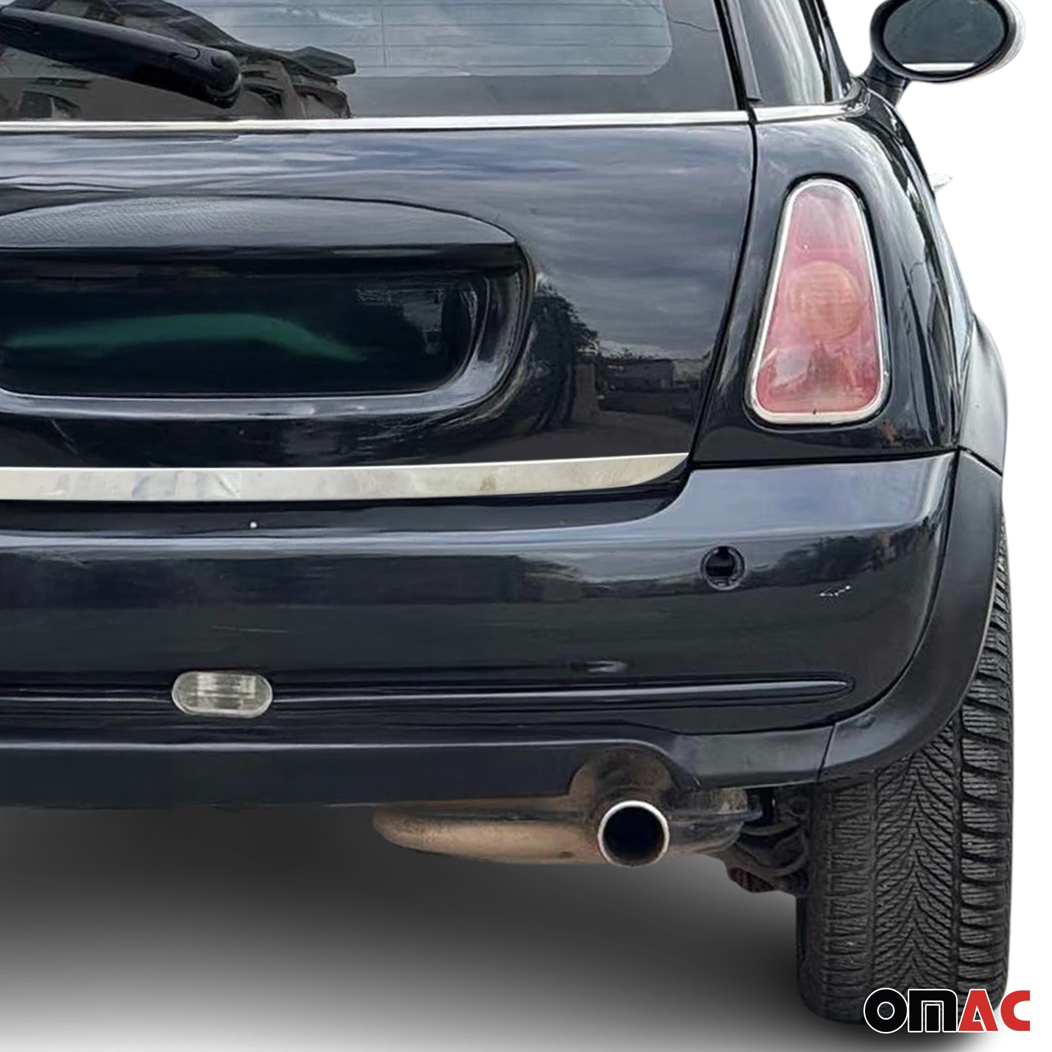 2006-2013 Mini Cooper R56 Rear Trunk Lid Molding Trim Stainless Steel Silver 1Pc