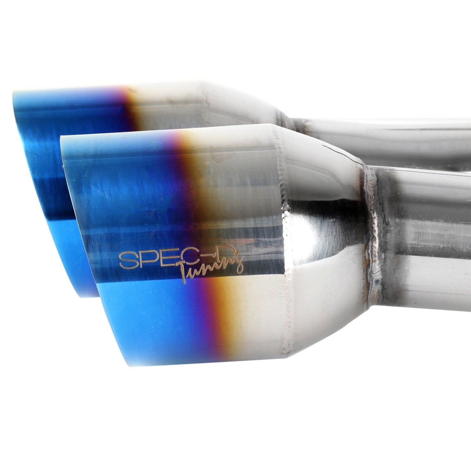 2015-2022 Subaru WRX STI 4" Quad Tip Steel Catback Exhaust System w/ Burnt Tip