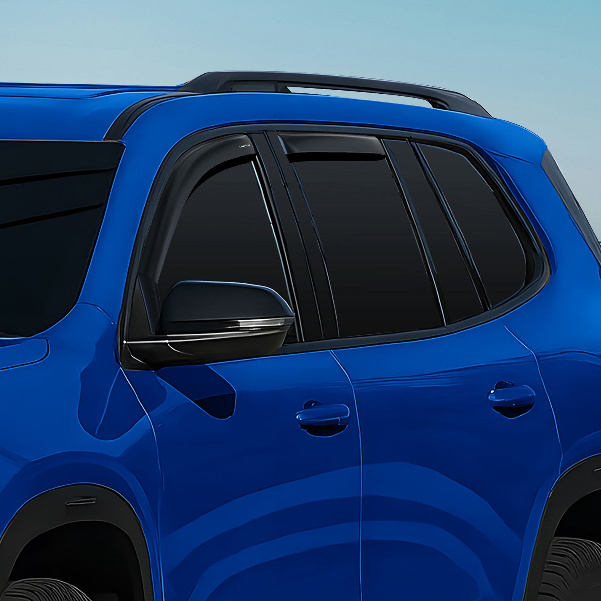Goodyear Wind Deflectors for GMC Acadia 2024-2026 In-channel Premium Smoke 4Pcs