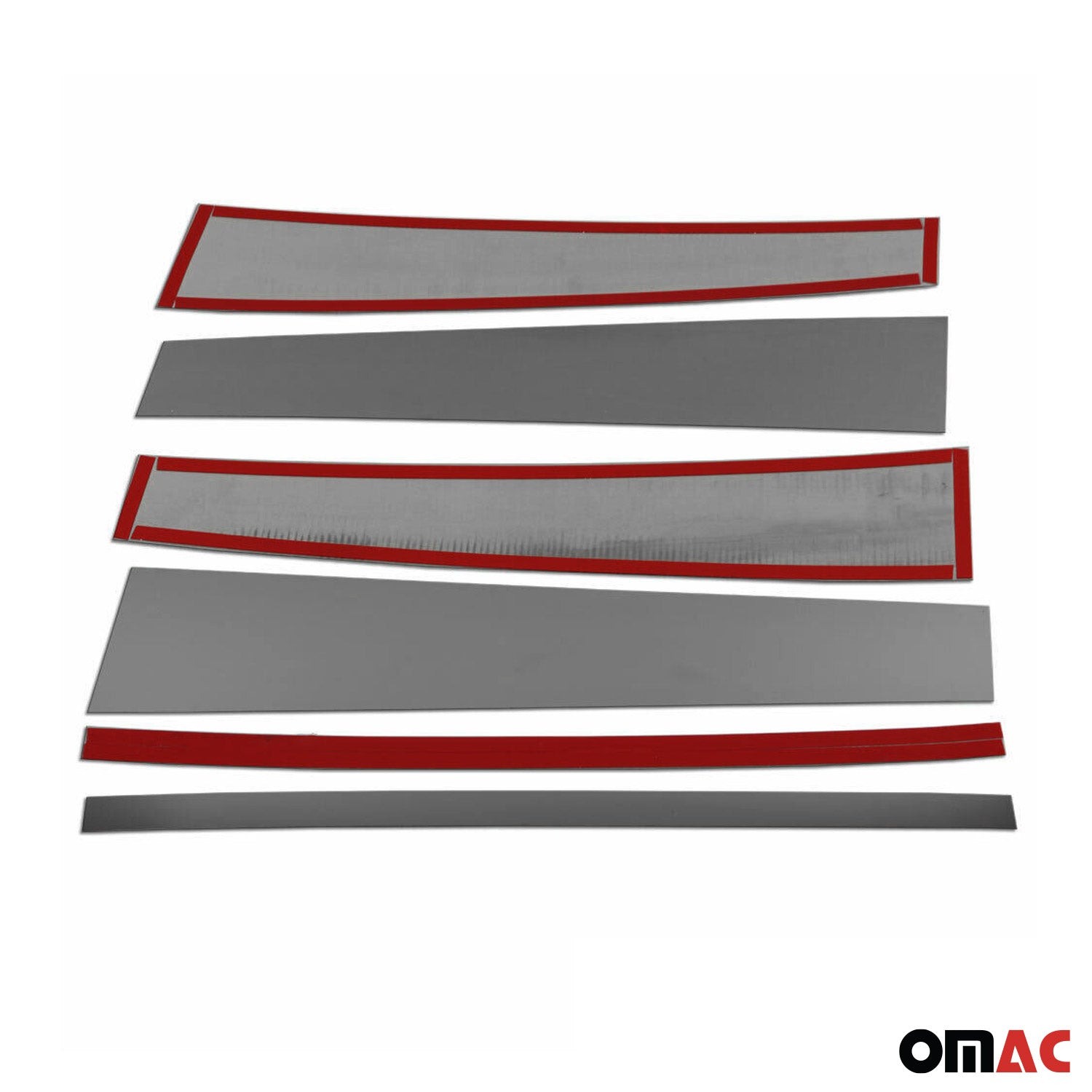 2006-2009 Land Rover Range Rover Sport Window B Pillar Posts Door Trim Stainless Steel