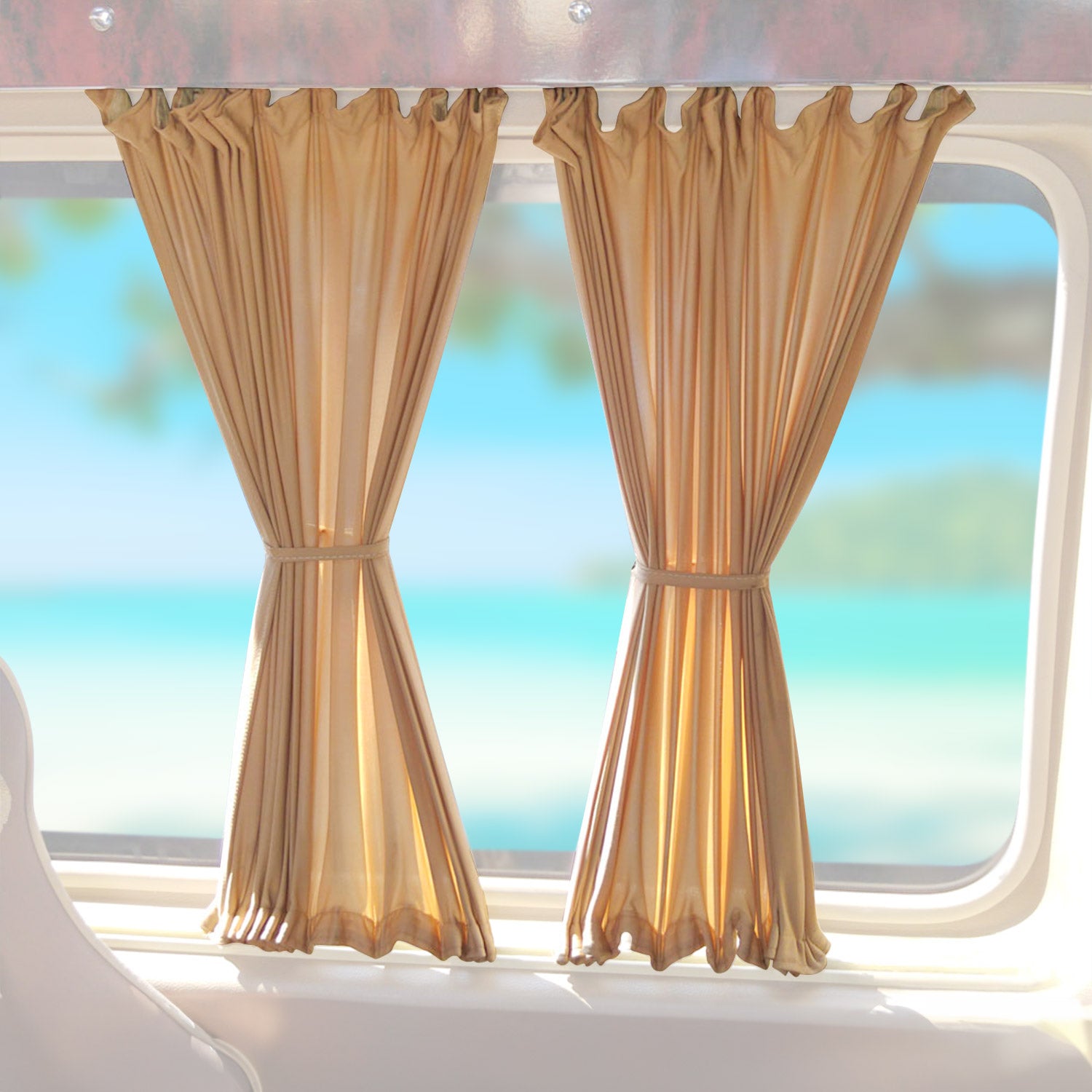 1992-2003 VW Eurovan Side Window Curtain Sunshade Sliding Door 2x Barn Door 1x