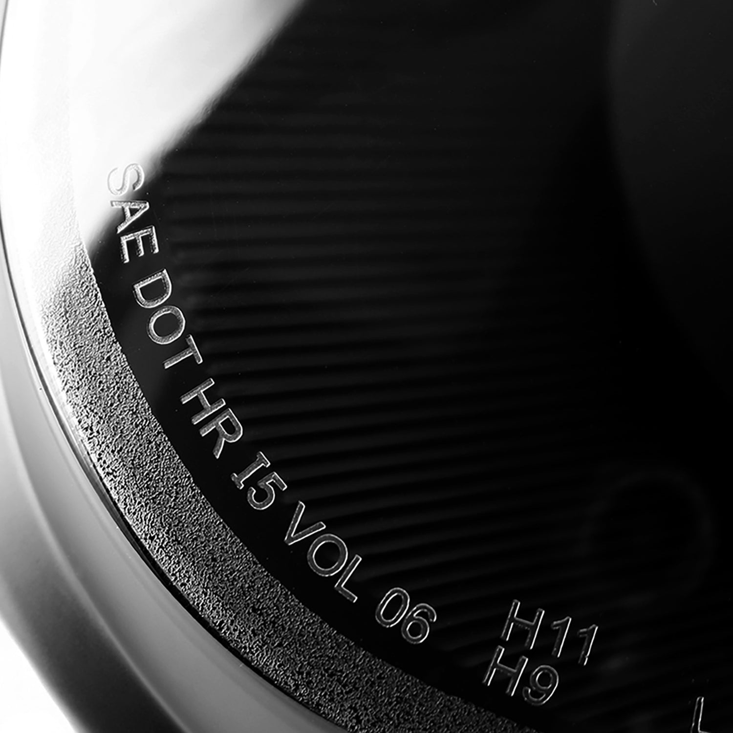 2007-2015 Mini Cooper R55 R56 R57 R58 R59 Single Halo Headlights Black