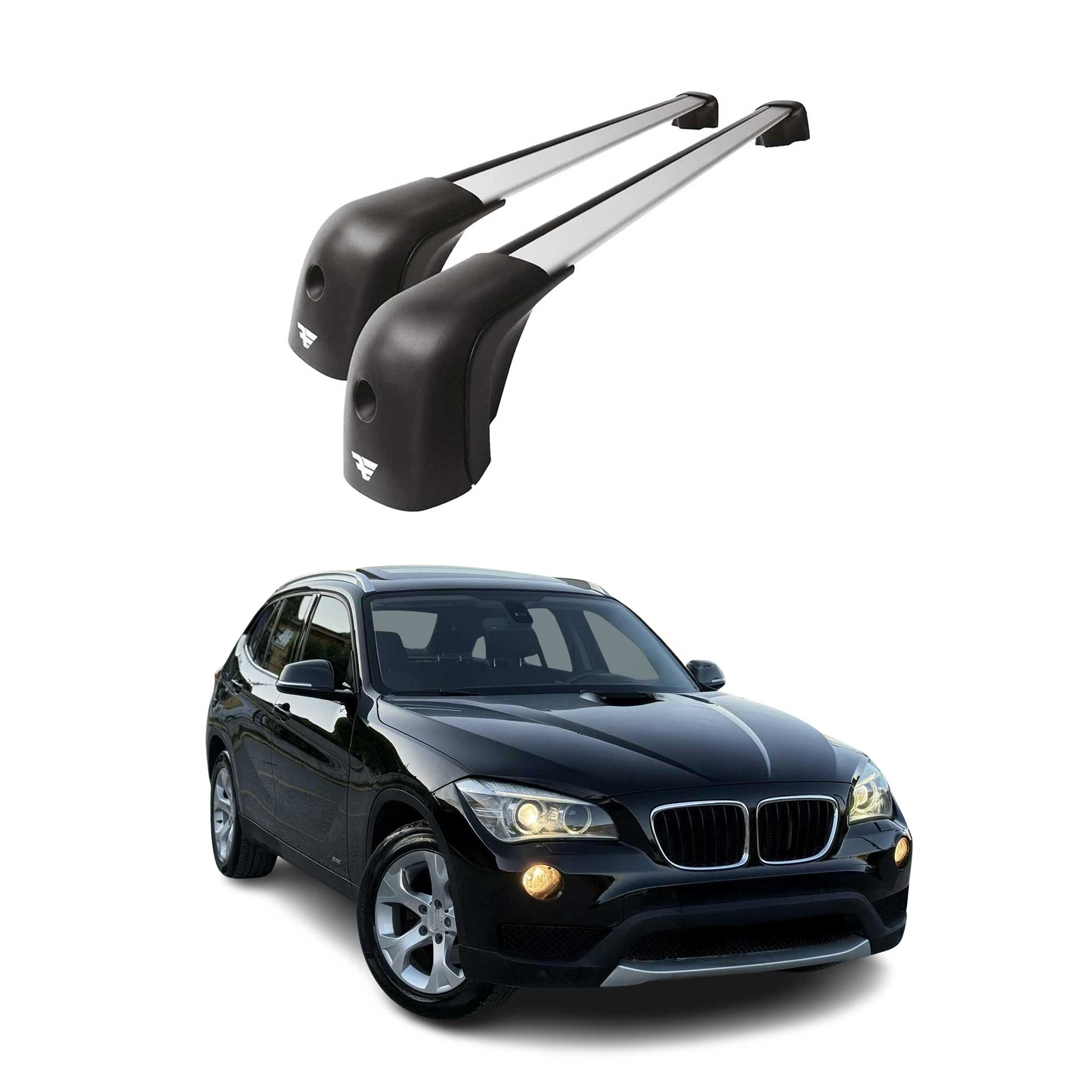 2009-2025 BMW X1 E84 F48 U11 iX1 Roof Racks Cross Bars Silver