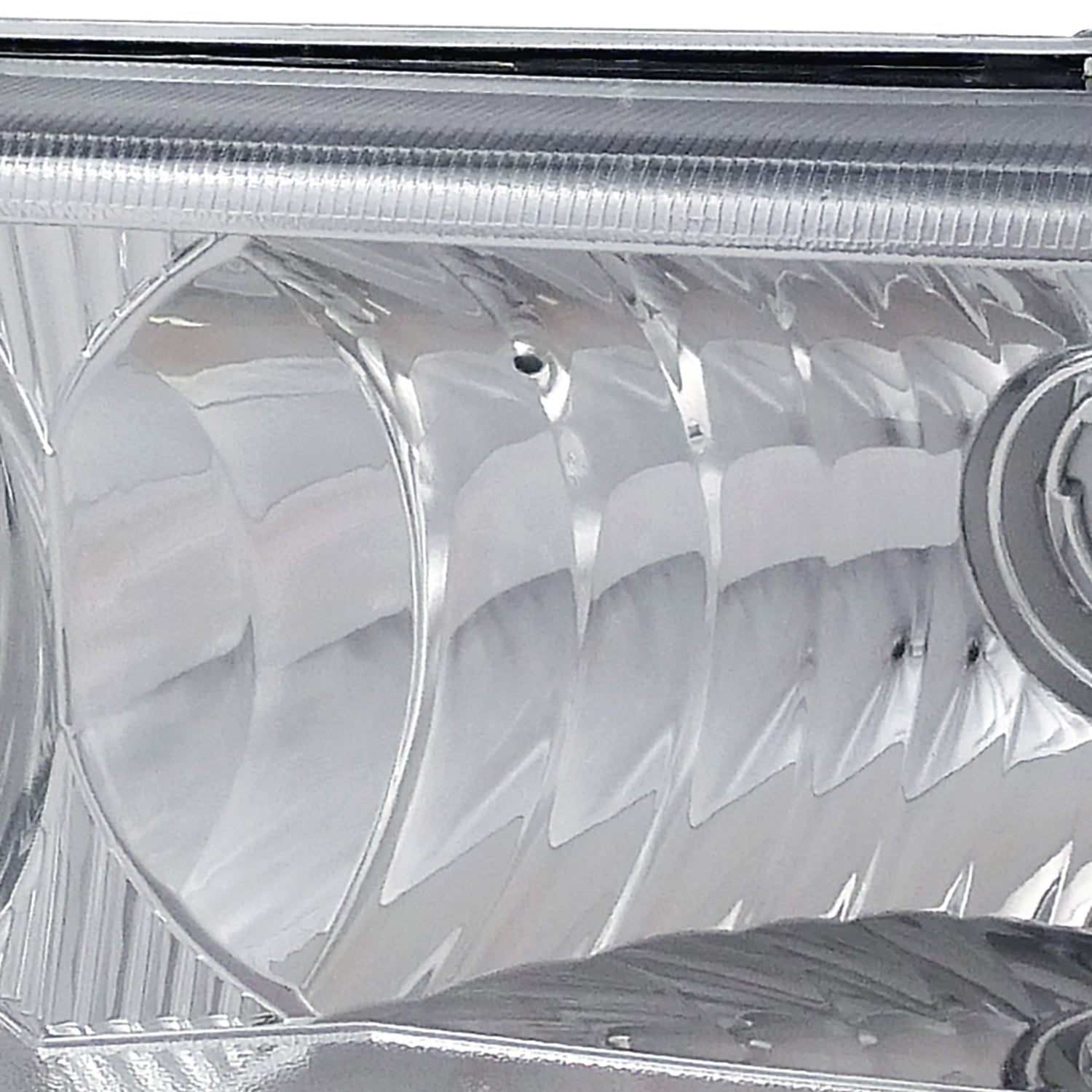 2002-2007 Chevy Silverado/Avalanche Bumper Lights Chrome Housing/Clear Lens