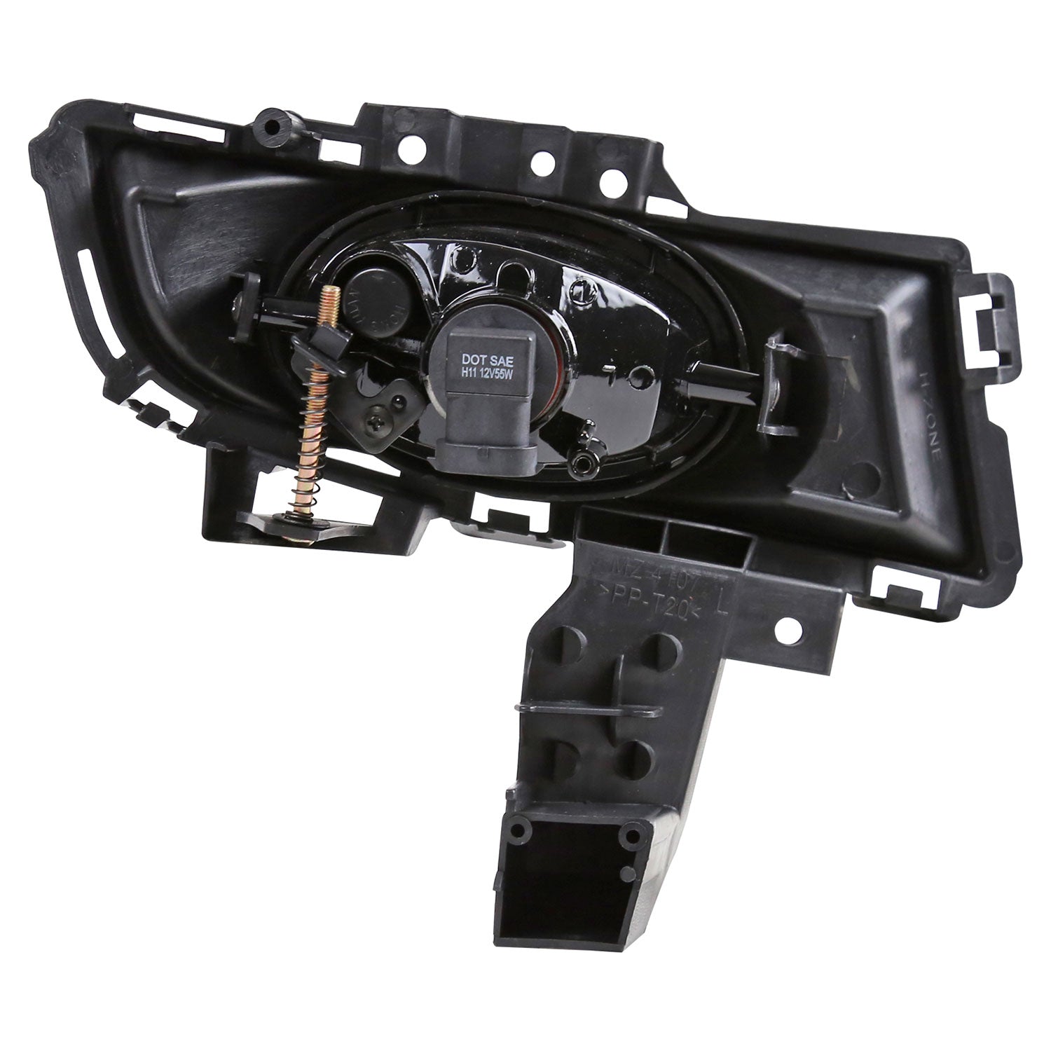 2007-2009 Mazda 3 Sedan H11 Fog Lights Kit Chrome Housing/Clear Lens