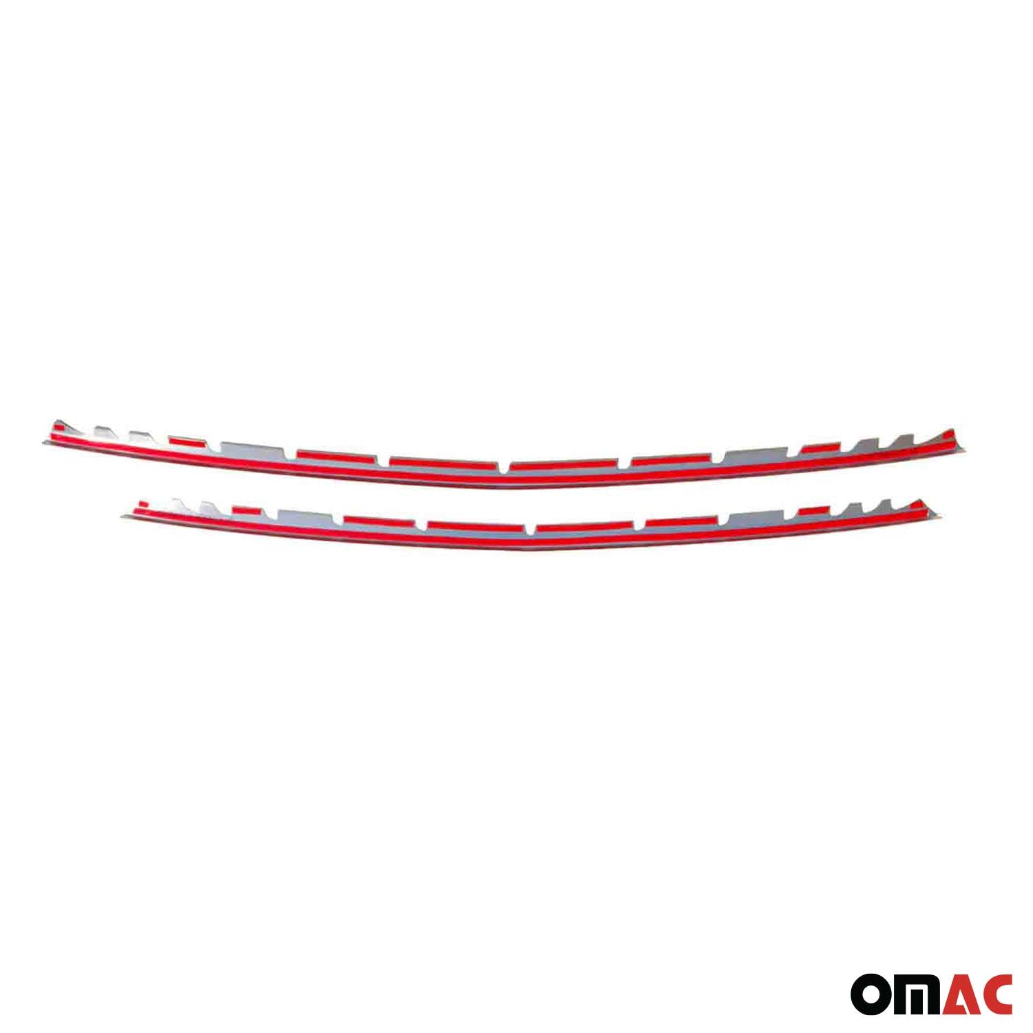 2016-2024 Mercedes Metris Front Bumper Trim Molding Stainless Steel 2Pcs