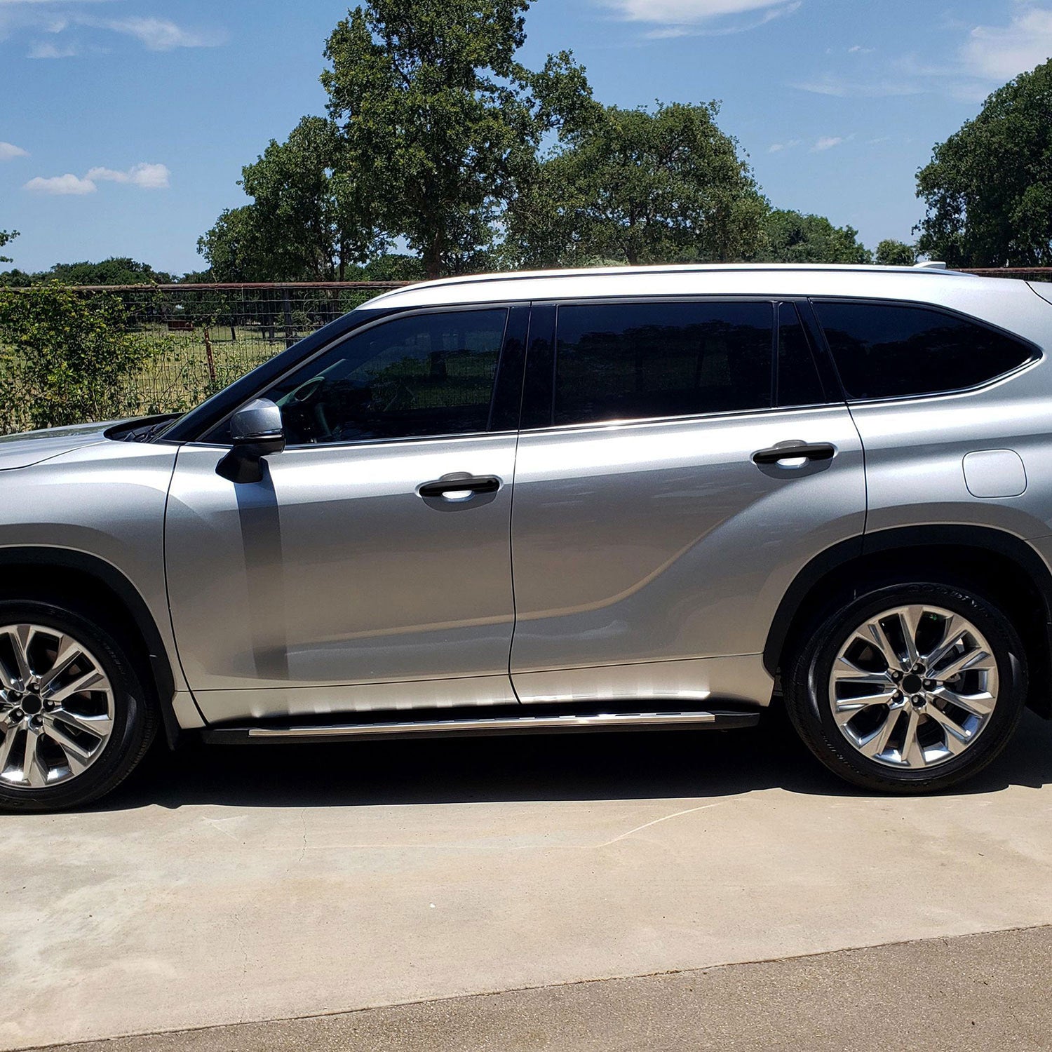 2019-2024 Toyota Highlander / RAV4 Door Handle Cover Gloss Black 4Pcs ABS Plastic