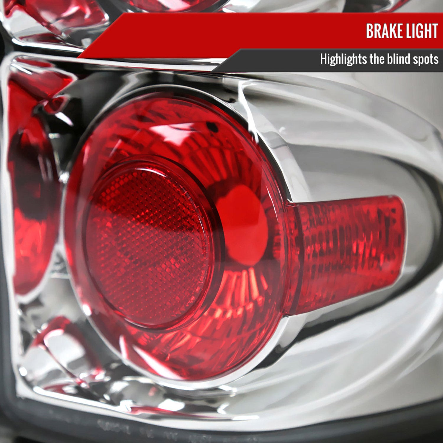 1999-2002 Chevy Silverado/ 1999-2006 GMC Sierra Tail Lights Chrome/Clear Lens