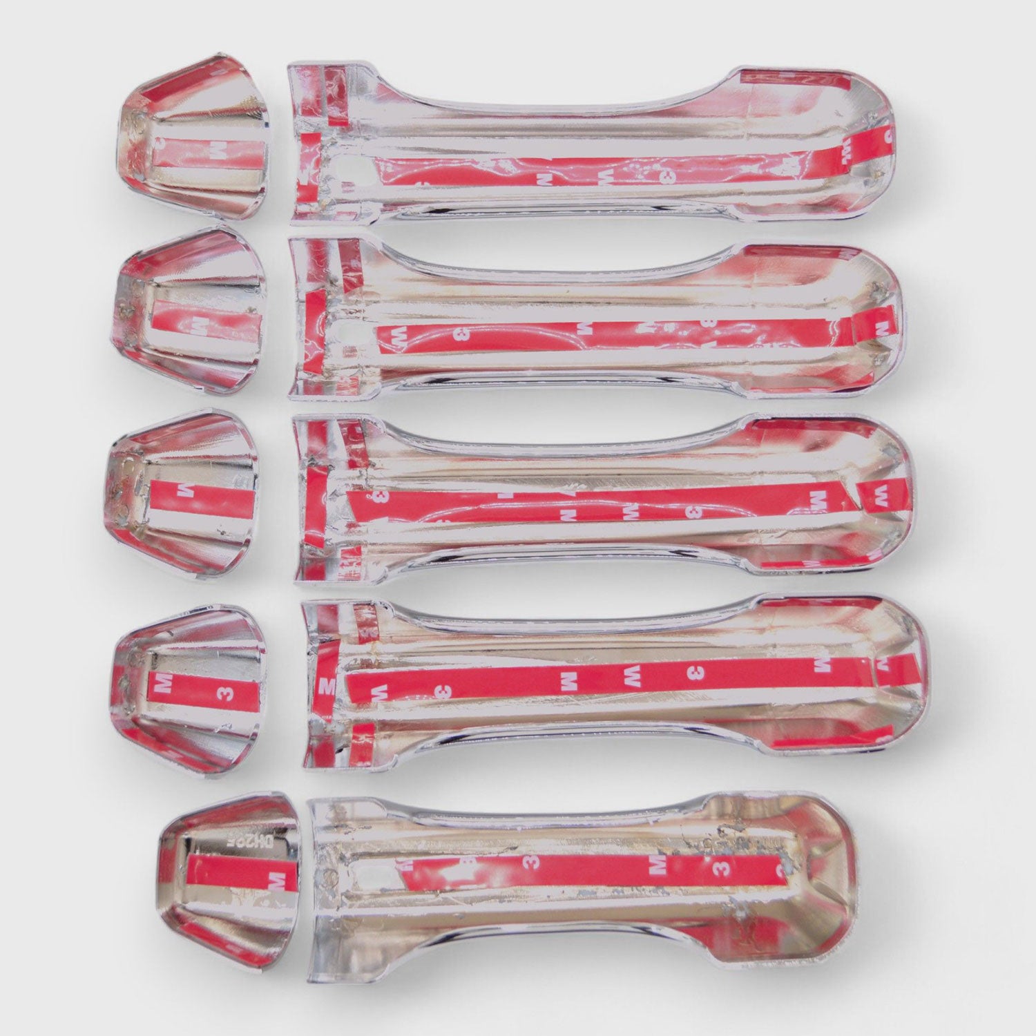 2018-2025 Jeep Wrangler JL Door Handle Cover Chrome 10Pcs ABS Plastic