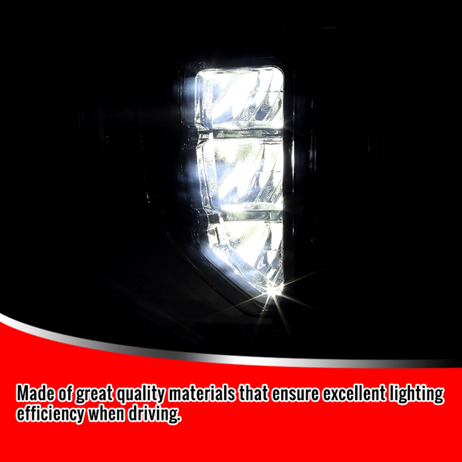 2016-2018 Chevy Silverado 1500 LED Fog Lights Kit Chrome Housing/Smoke Lens